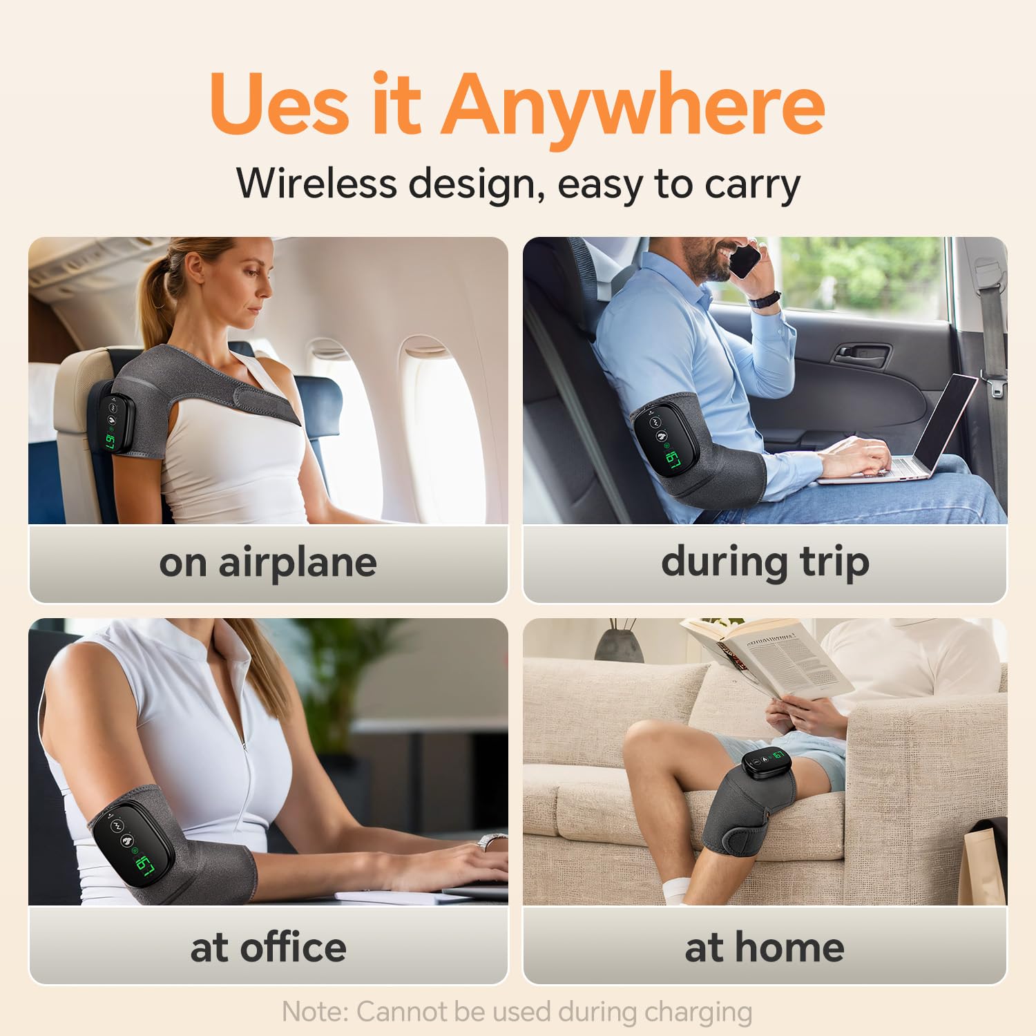 YUHUO heat and vibration massage delivers deep tissue feel.