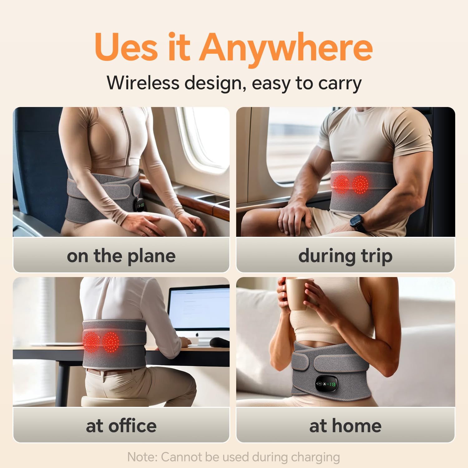YUHUO large touchscreen control simplifies mode and temperature selection.