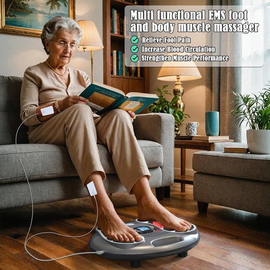 Yuiisenn EMS-TENS foot massager with kneading roller designed for targeted relief