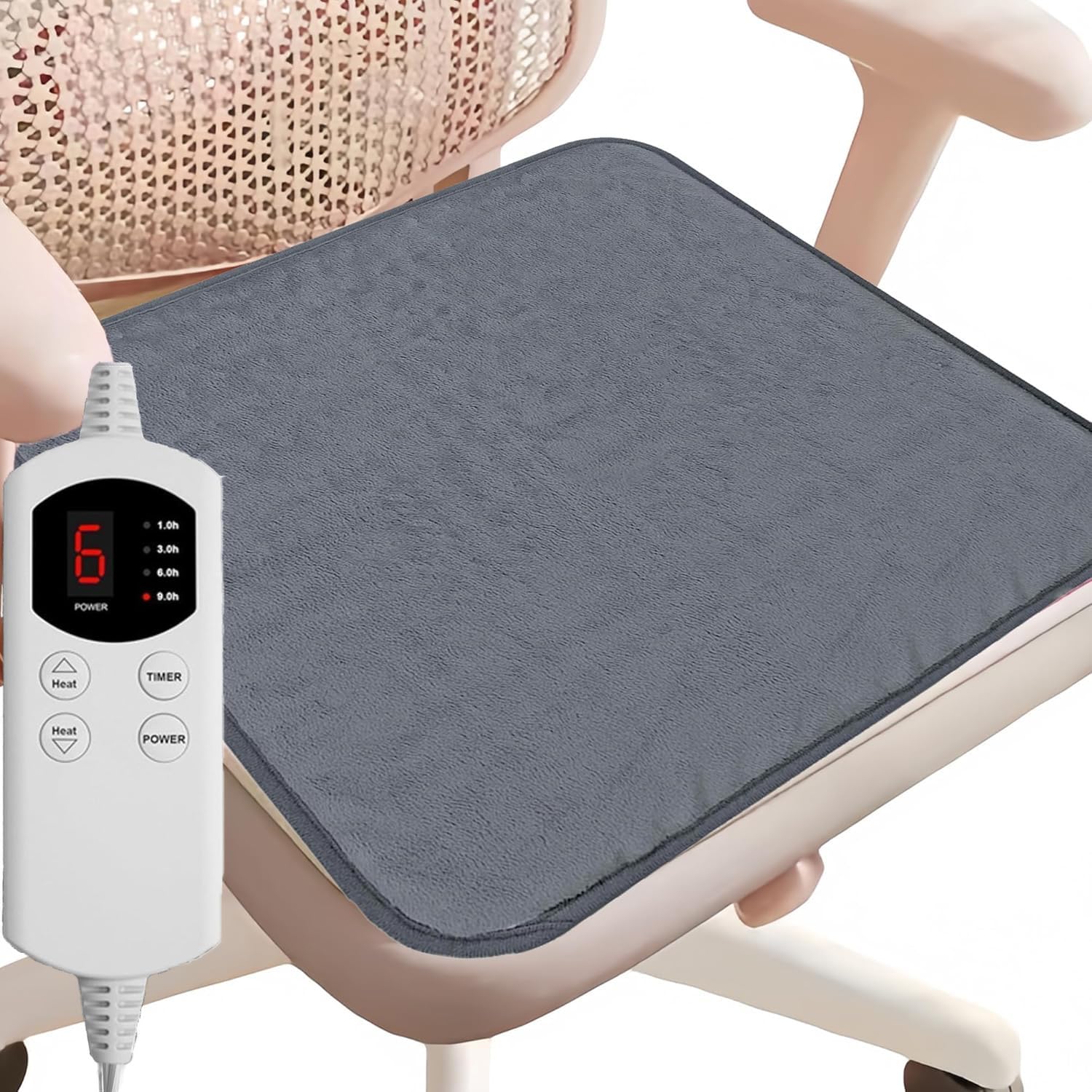 Yukidoke Heating Pad 18x18 with soft flannel fabric for full body warmth