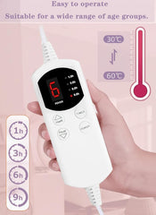 Yukidoke Heating Pad machine washable design for quick upkeep