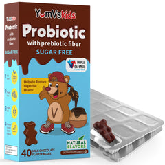 YUM-V'S probiotic chocolate for daily digestive support