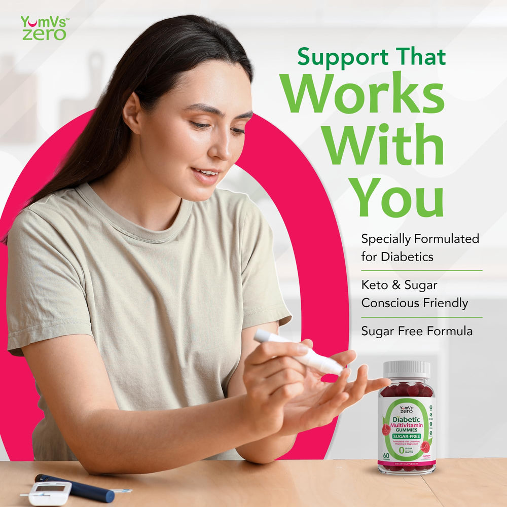 Daily-use scene with YUM-V'S gummies supporting nutrition
