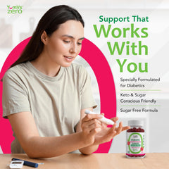 Daily-use scene with YUM-V'S gummies supporting nutrition