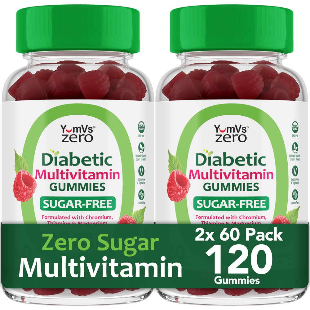 YUM-V'S sugar-free multivitamin bottle for daily wellness