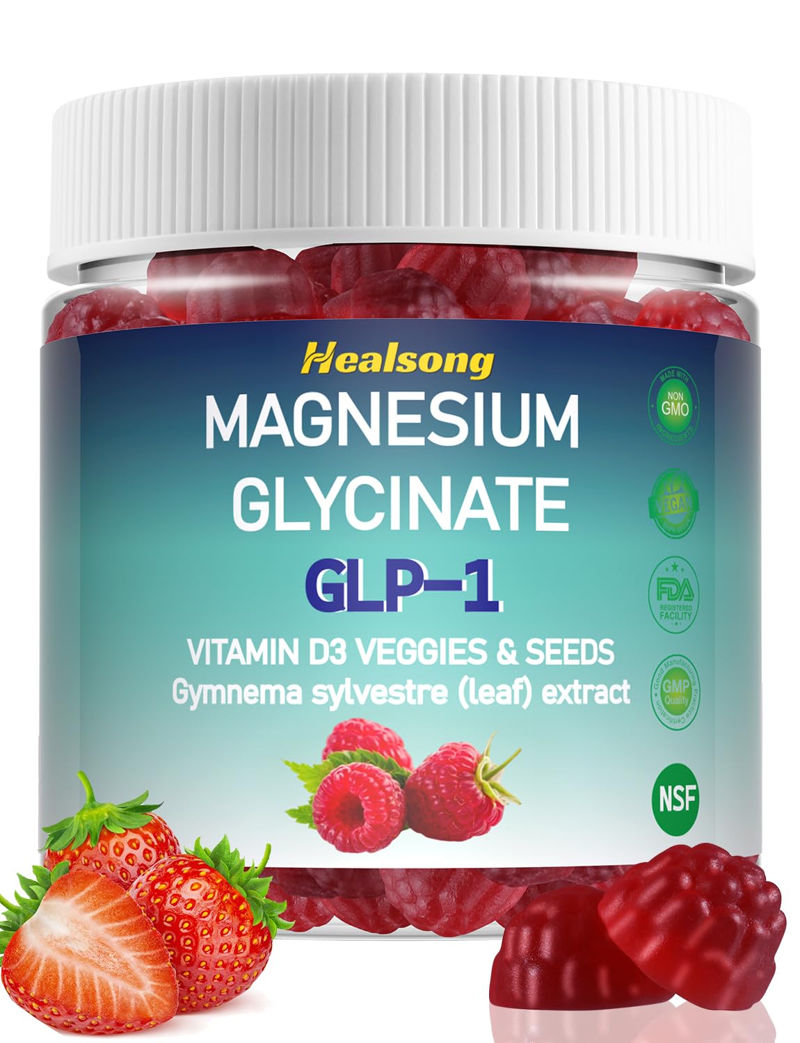 YUMOYI SPRUCE JIYIN GLP-1 gummies bottle promoting metabolic support