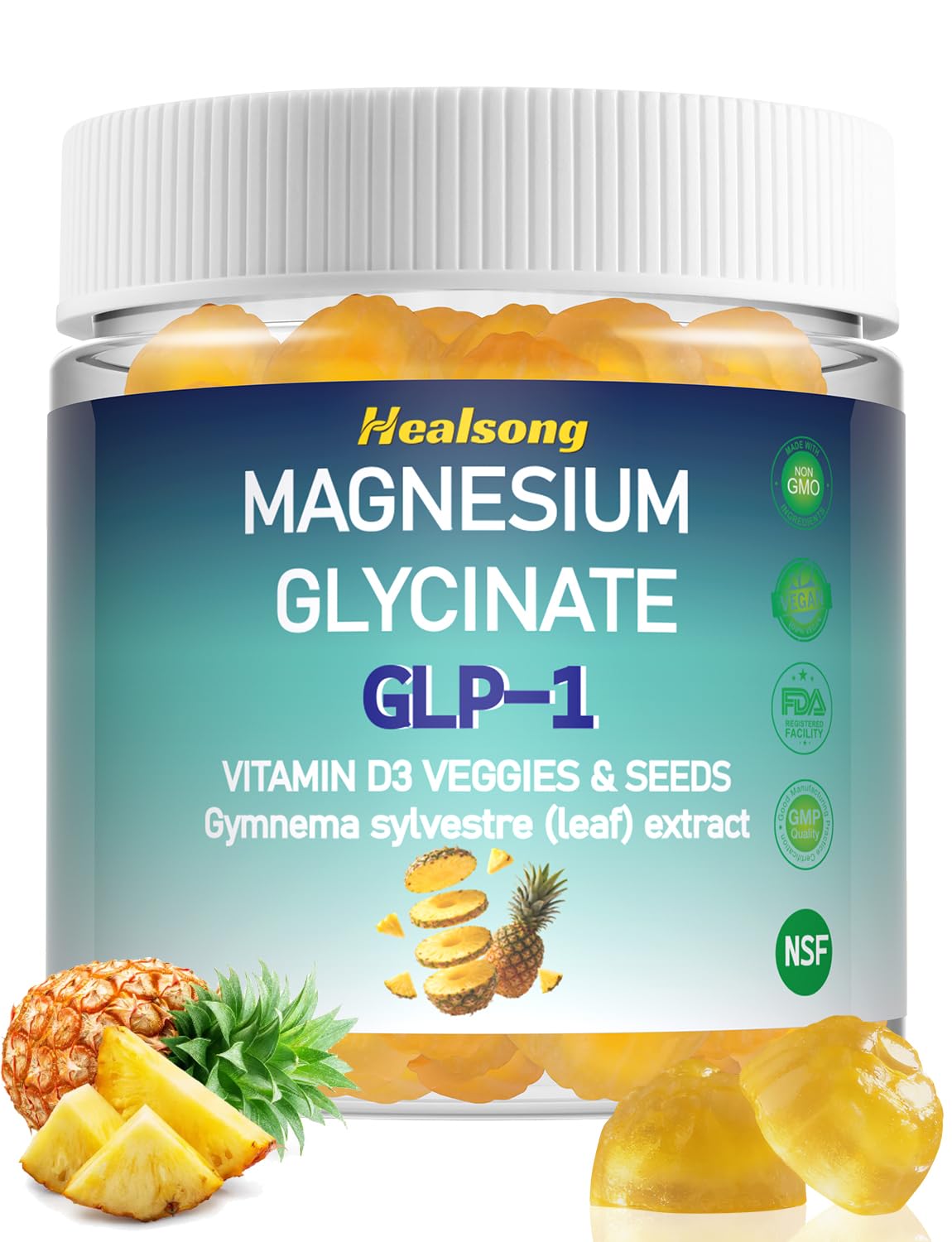 YUMOYI SPRUCE JIYIN GLP-1 gummies bottle promotes convenient daily metabolic support.