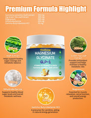 YUMOYI SPRUCE JIYIN Gymnema sylvestre leaf extract enhances the plant-based GLP-1 blend.