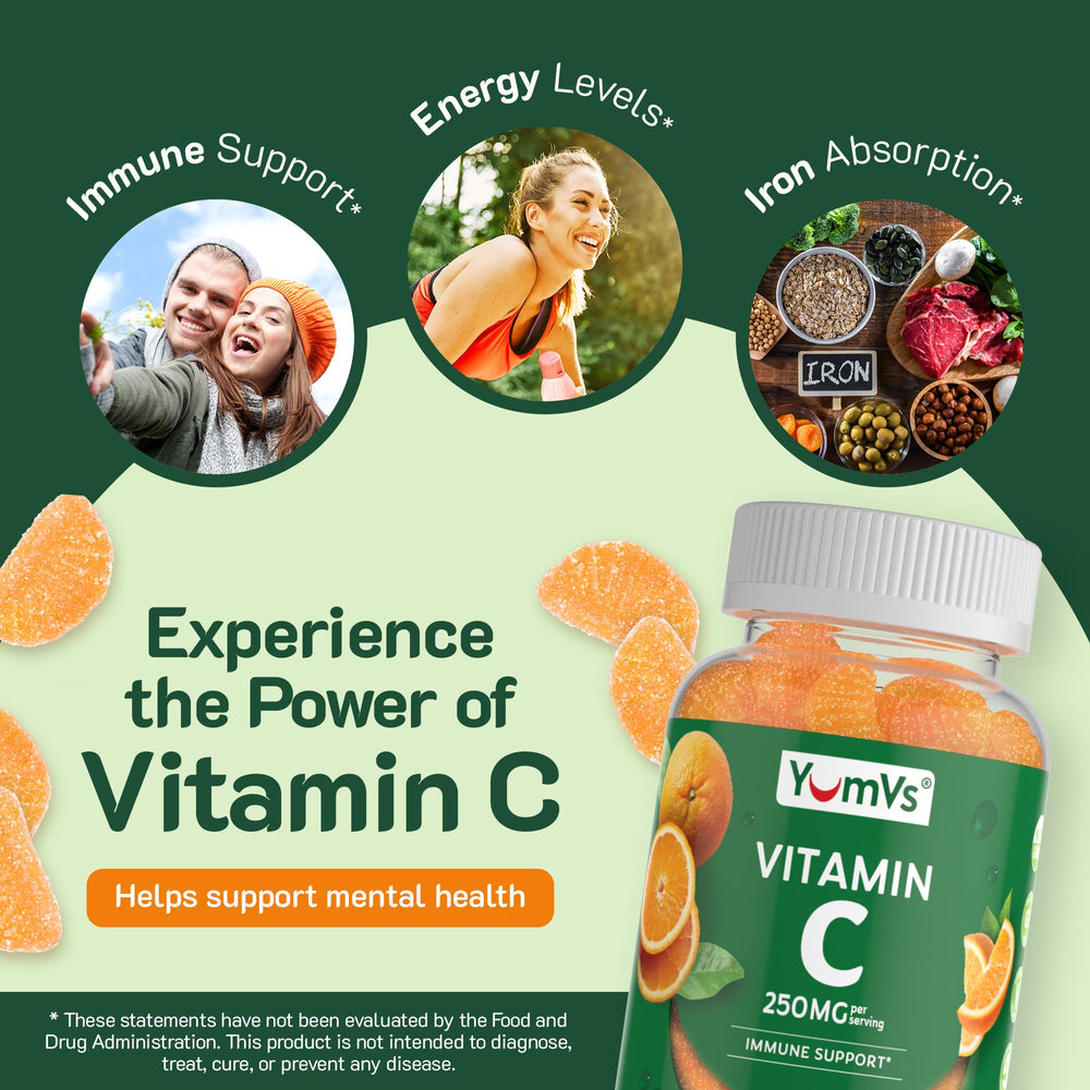 YumVs Vitamin C Gummies two-pack display for value and convenience