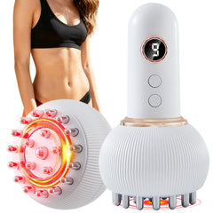 Yuonry lymphatic drainage massager, top view, ideal for targeted detox and swelling relief.