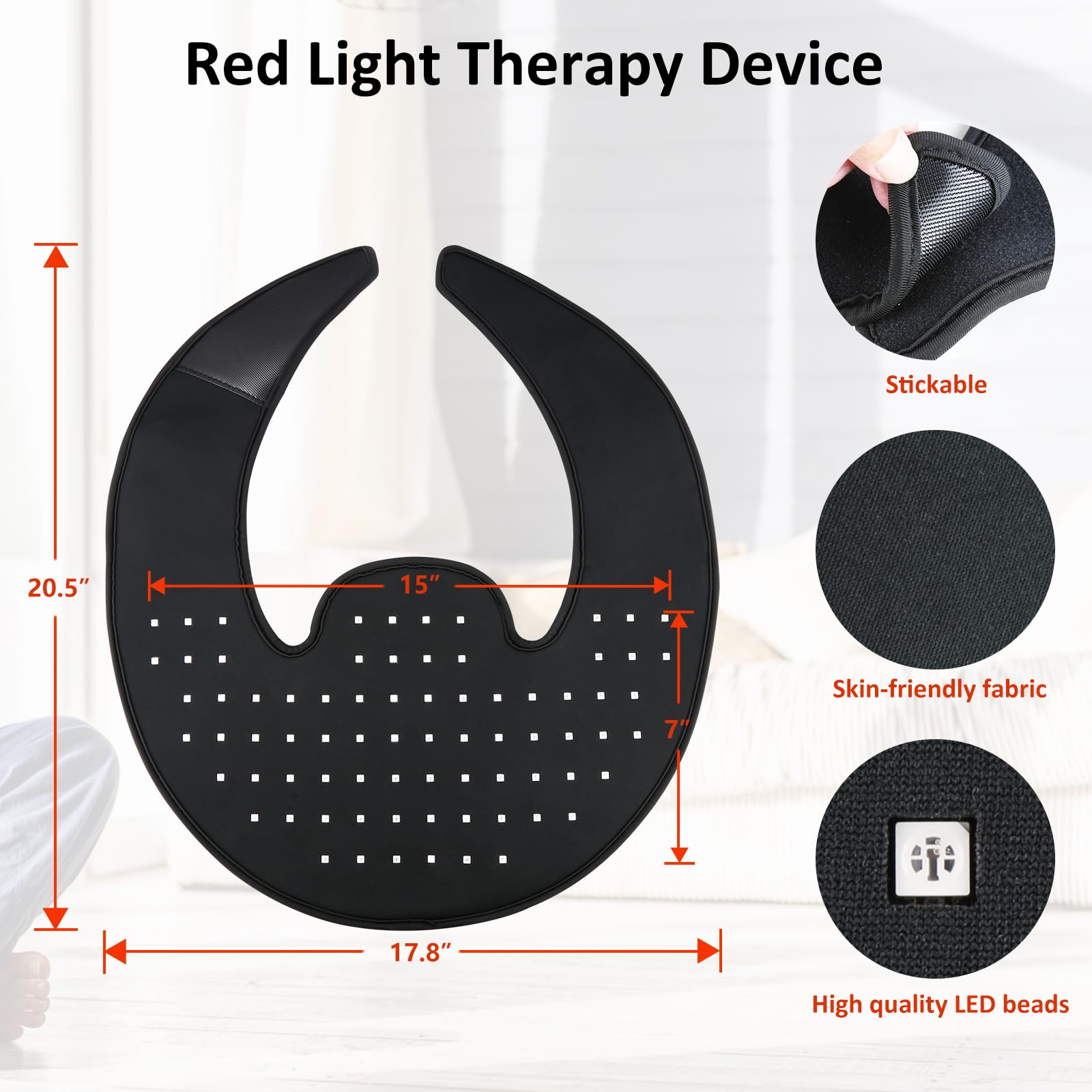 YUQBLITTY easy-clean removable cover for hygienic sessions.