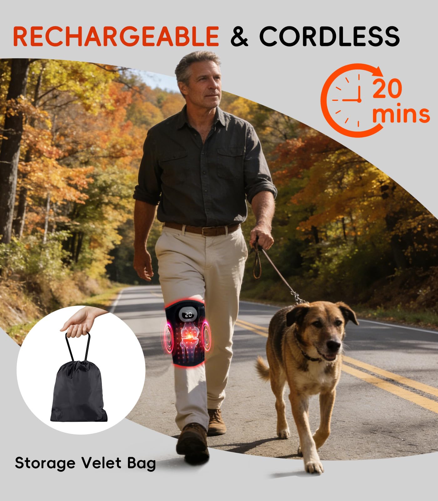 YUQBLITTY 2800mAh battery enables cord-free sessions on the go.