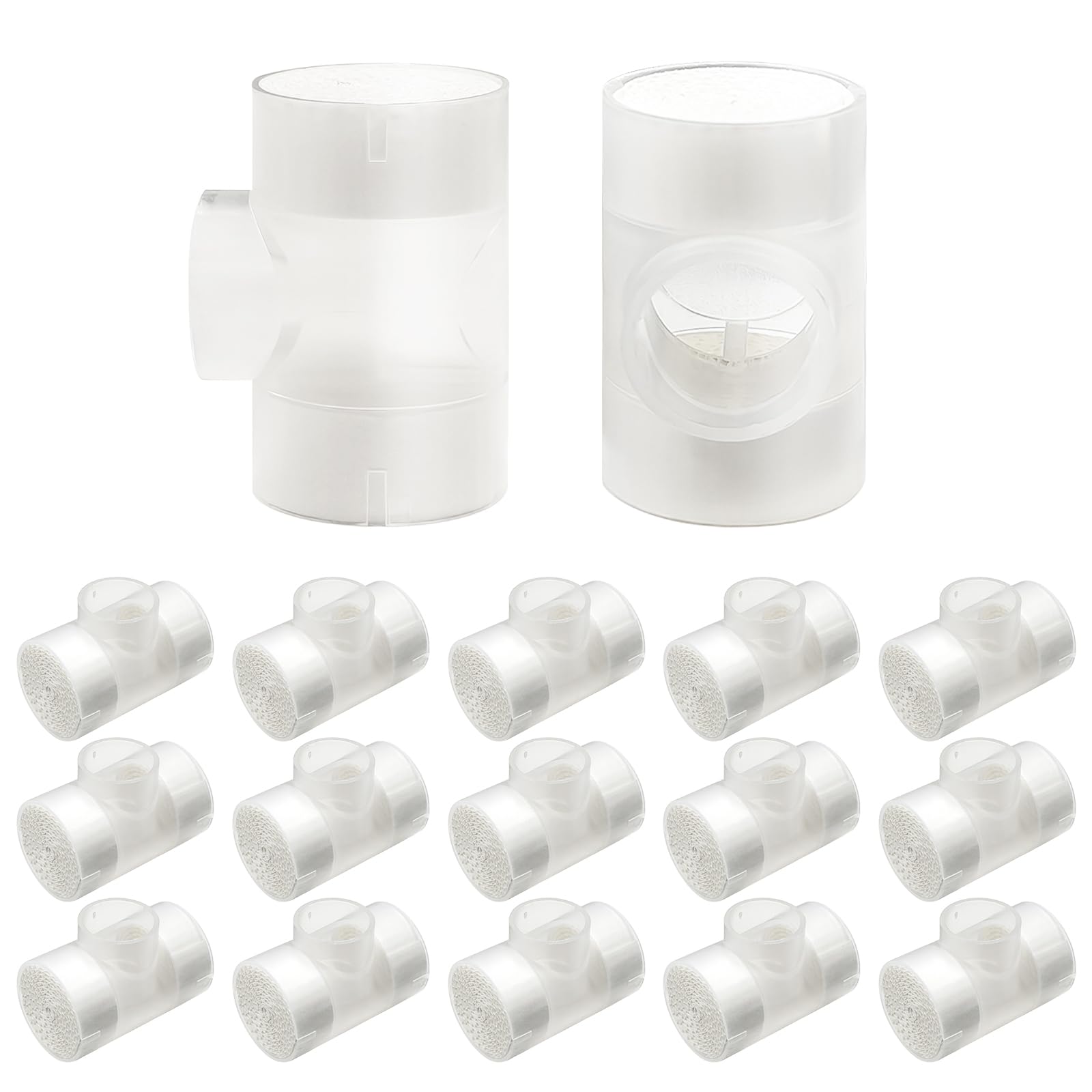 YUQILIN 50pcs tracheostomy HME packaging with individually wrapped units for hygiene.