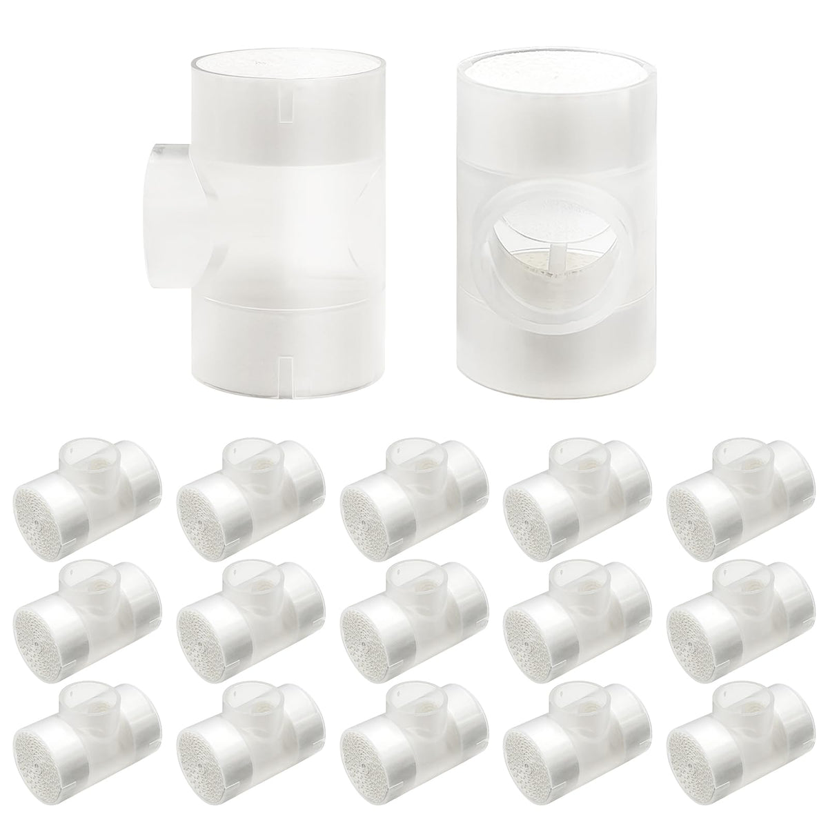 YUQILIN 50pcs tracheostomy HME packaging with individually wrapped units for hygiene.