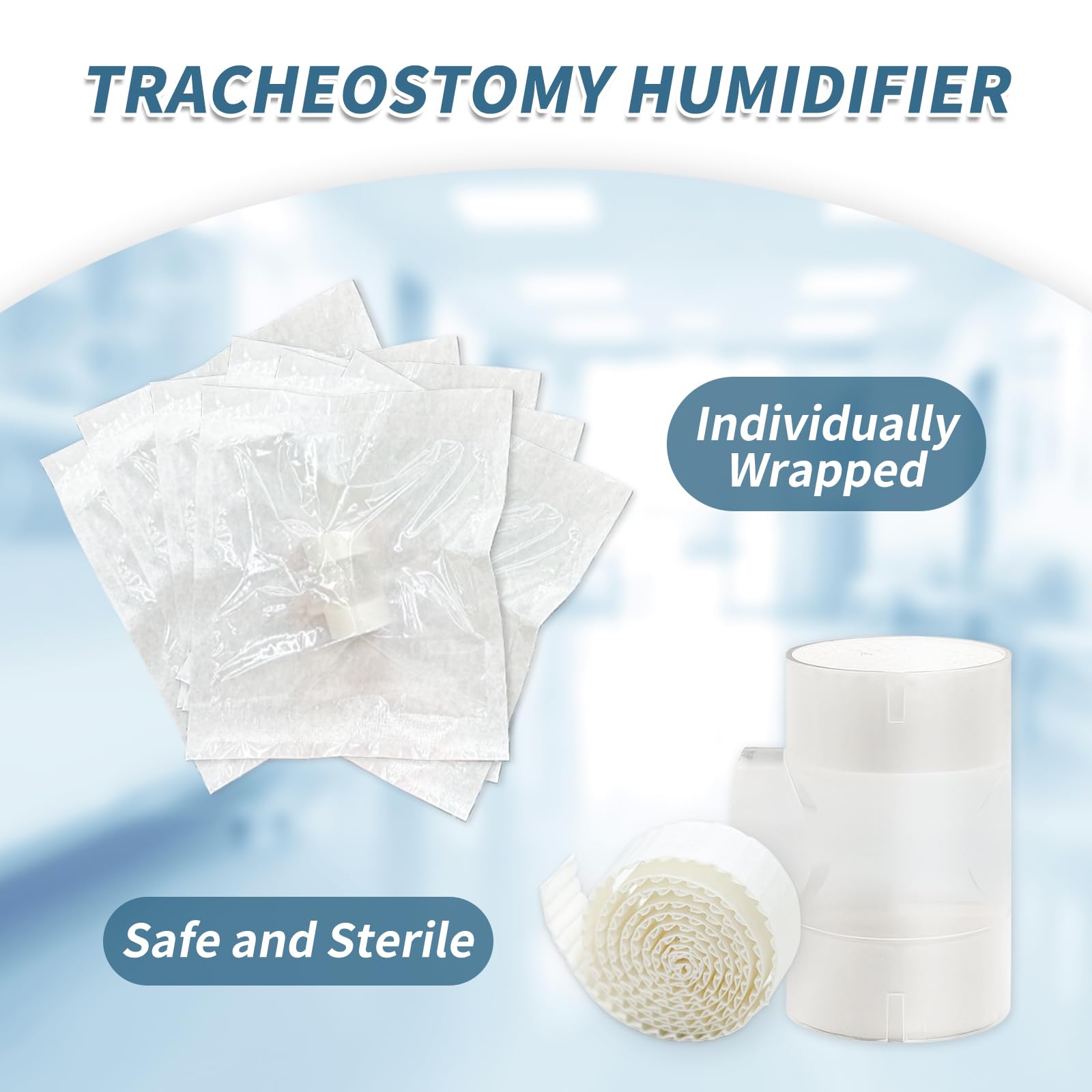 YUQILIN clear-shell design enables quick monitoring during care.