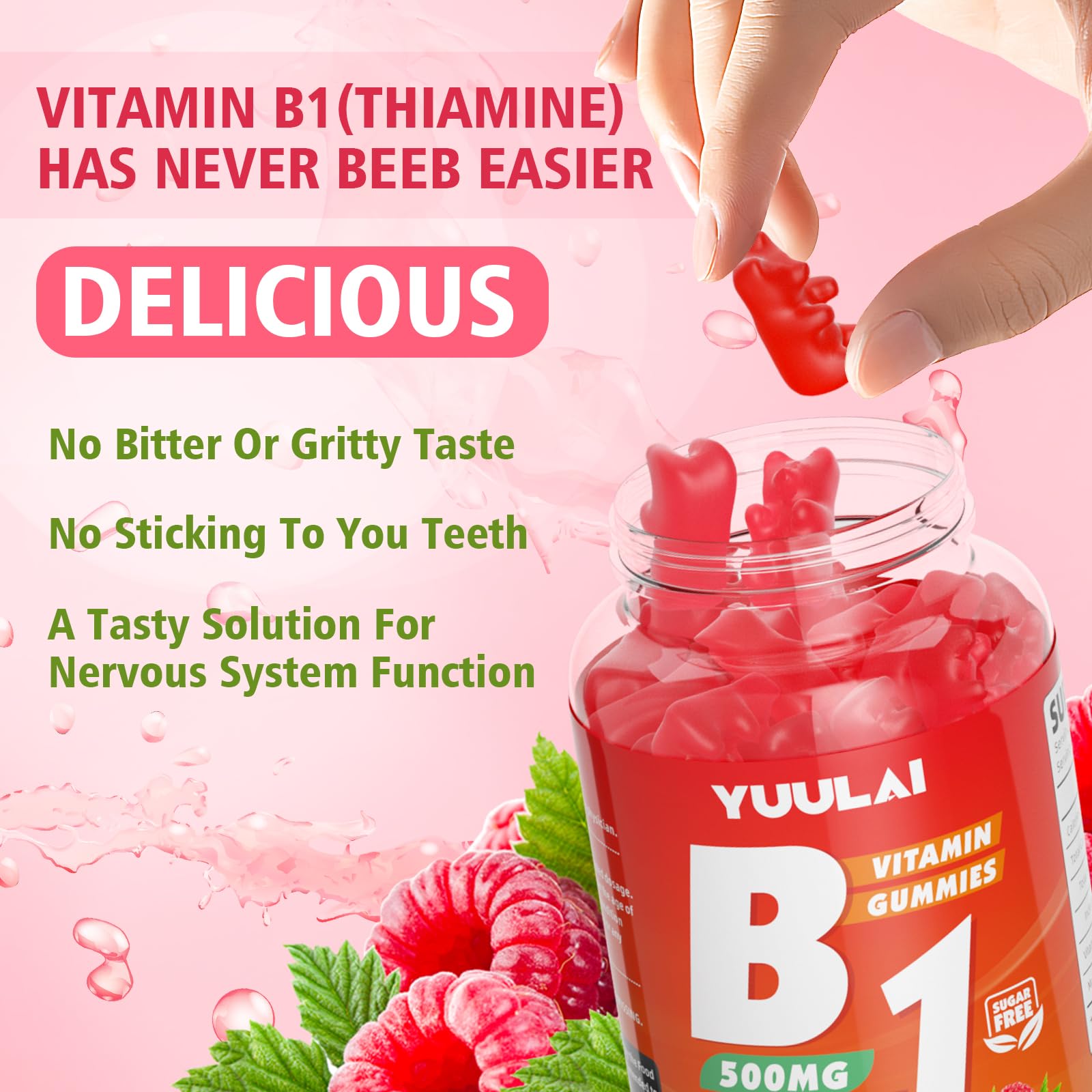 YUULAI B1 Gummies suitable for adults and kids routine