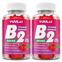 YUULAI B2 gummies raspberry pack for easy daily intake.