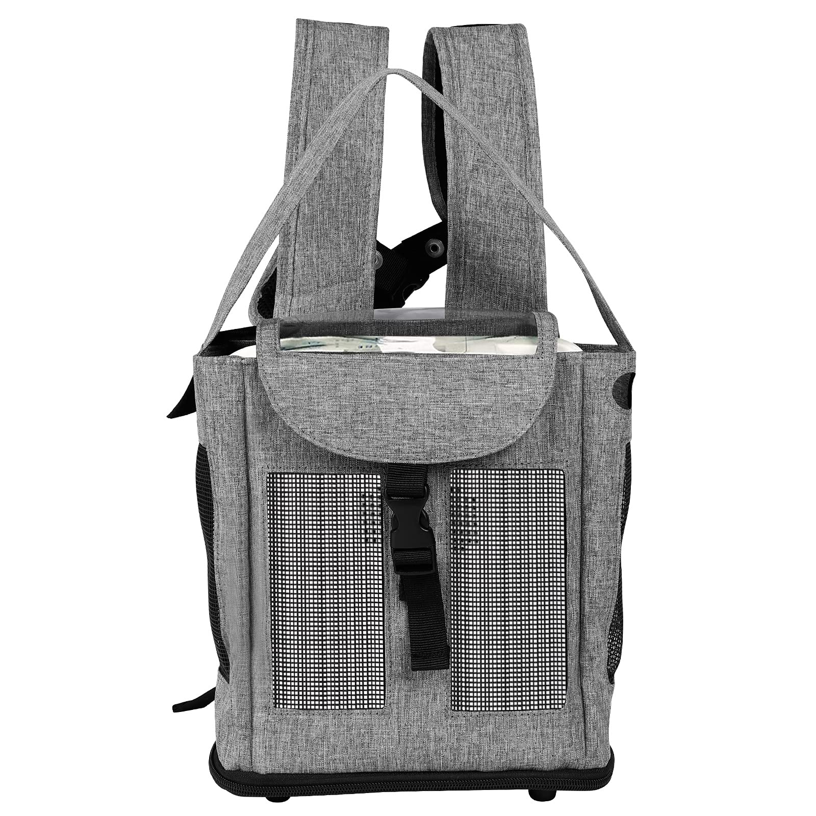 Breathable mesh panels on the Yxmeiguo G3 backpack improve airflow during activity.