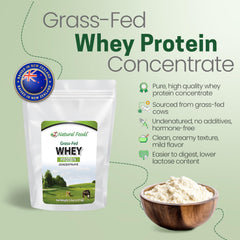 Z Natural Foods Grass-Fed Whey pour demonstrates quick mixability after training