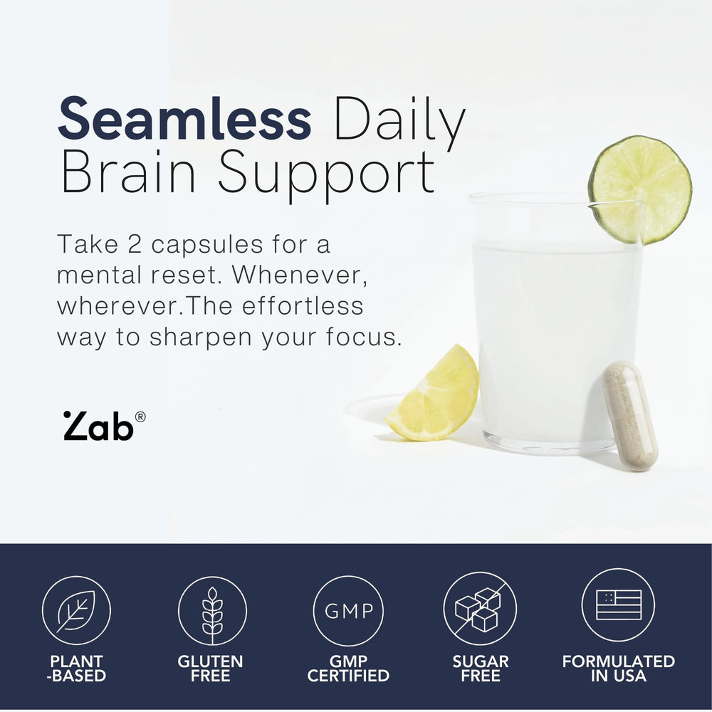 ZAB Methylene Blue capsules label notes vitamin C and B complex