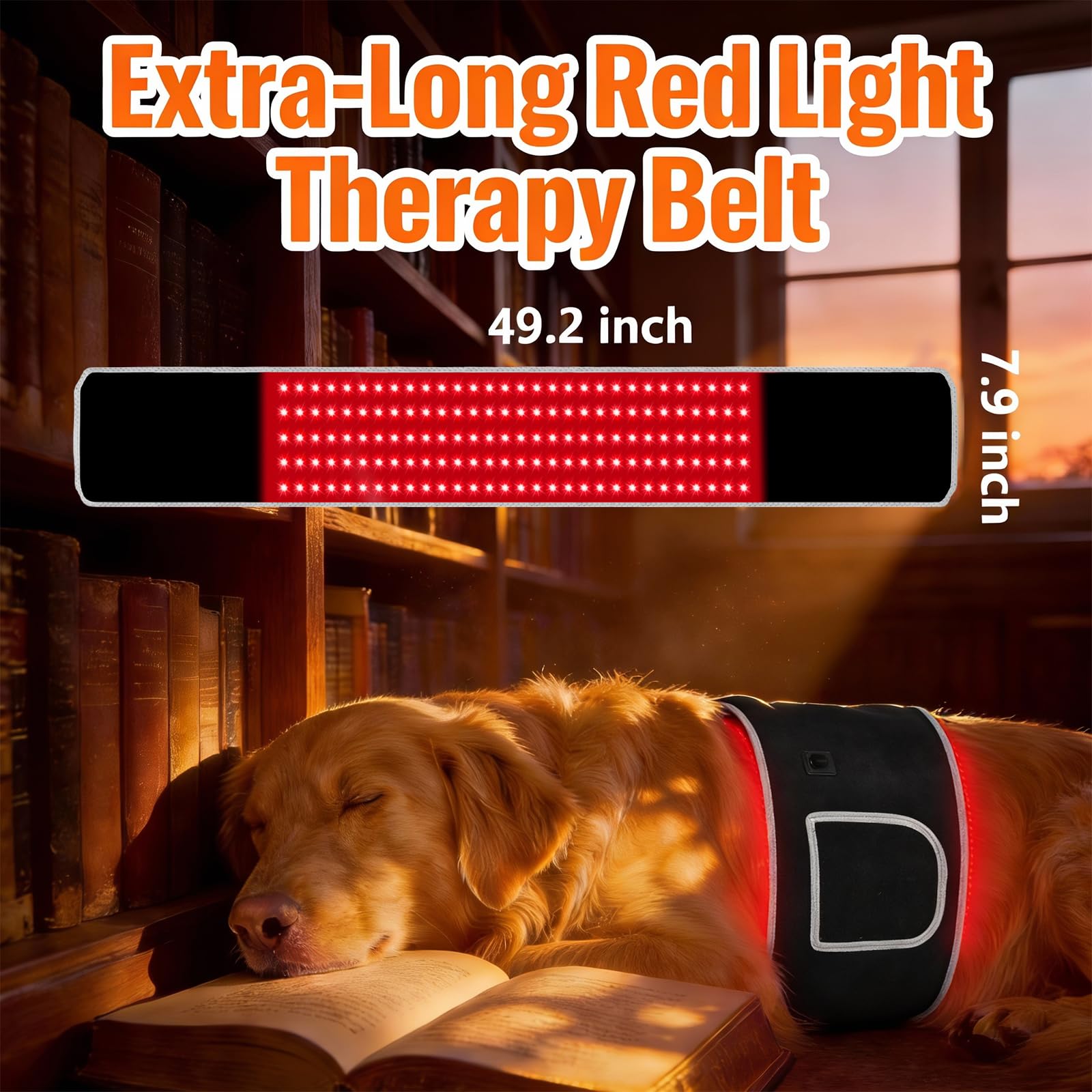 ZAEXAE red light therapy belt remote control keeps treatment adjustments within reach.