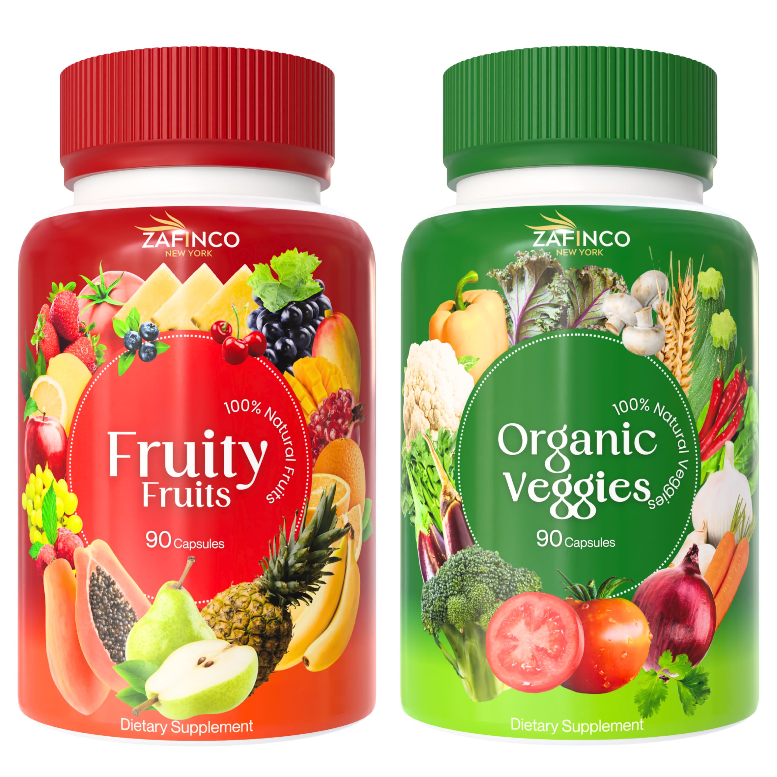 ZAFINCO fruit and veggies bottle closed for easy daily nutrition.