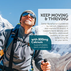 Zahler BoneFactor dosage guidance with prepared cup