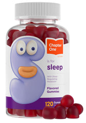 Zahler Chapter One Sleep Gummies bottle for kids showcases kid-friendly sleep support.