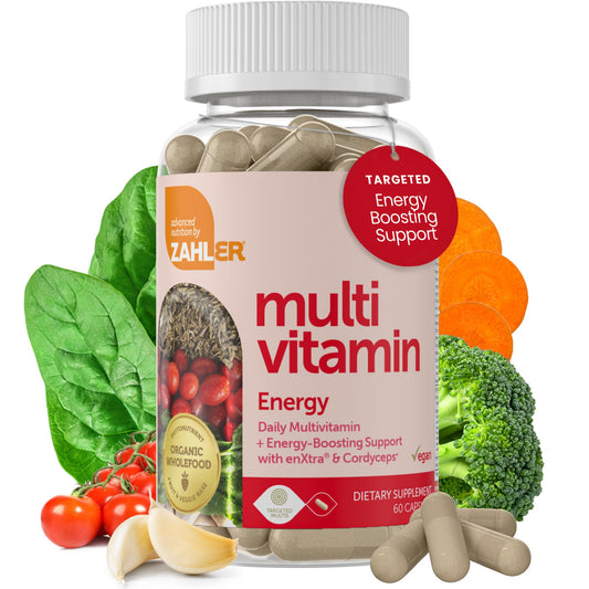 Zahler daily multivitamin energy bottle for daily wellness support