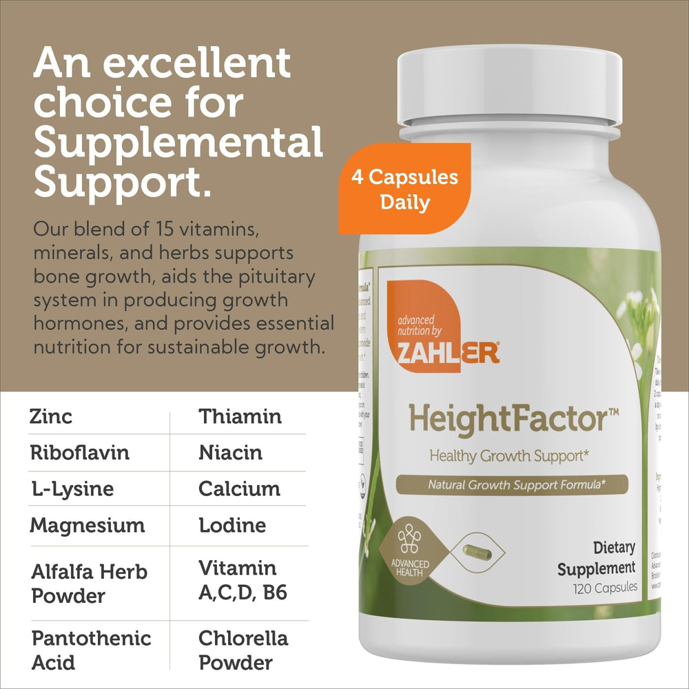 Zahler Height Factor daily-dose-spoon demonstrating convenient measurement for consistent intake