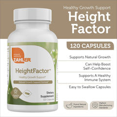 Zahler Height Factor ingredients-scene featuring alfalfa and chlorella with minerals