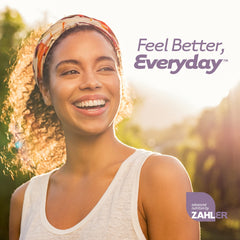 Zahler Iron Complex information label notes non-GMO and natural sourcing.