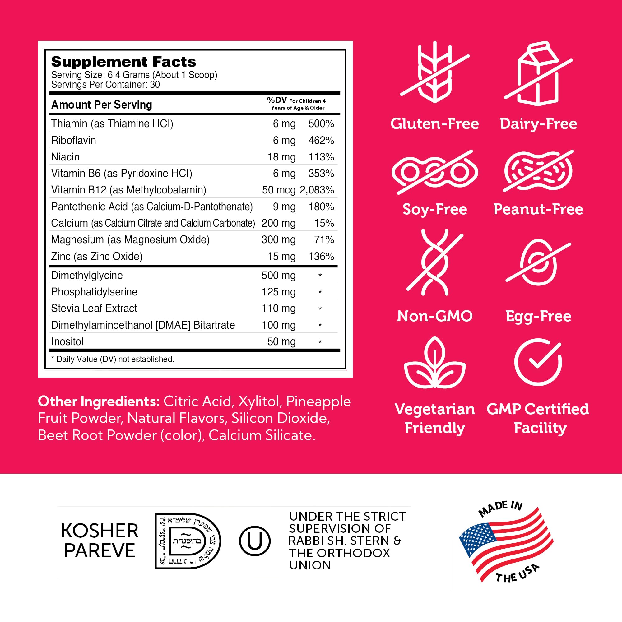 Zahler KidsActive dissolved powder in water demonstrates mixing.