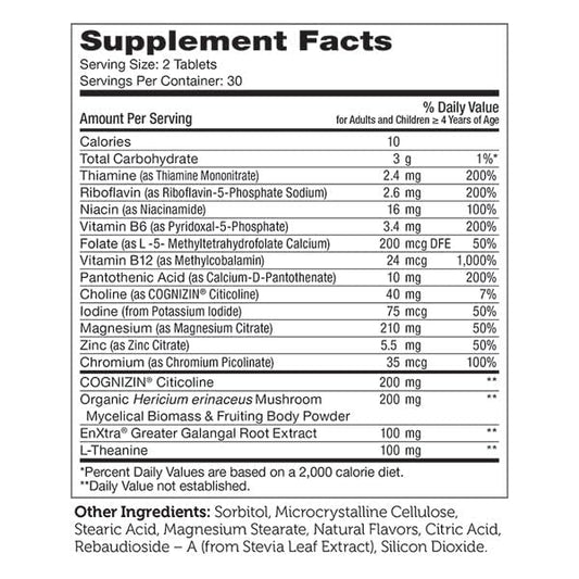 Zahler KidsActive tablets fruit punch close-up showing tasty chewables