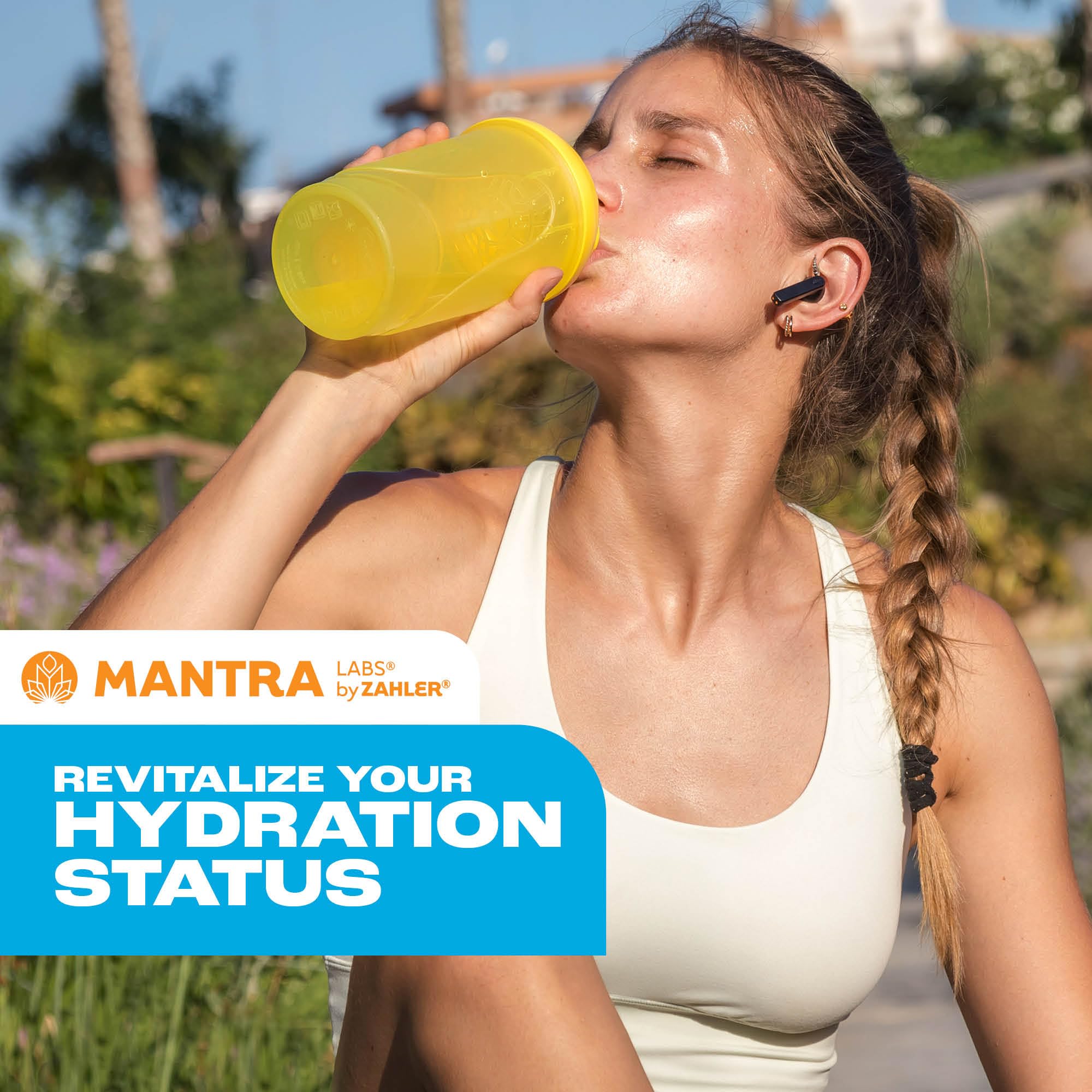Zahler Mantra active athlete use demonstrates practical hydration support