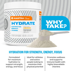 Zahler Mantra Hydrate vitamins C and B12 offer daily wellness support