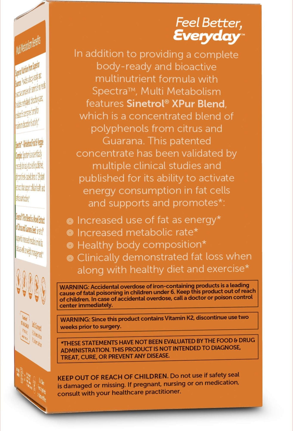 Zahler Multivitamin Metabolism daily usage on table with water.