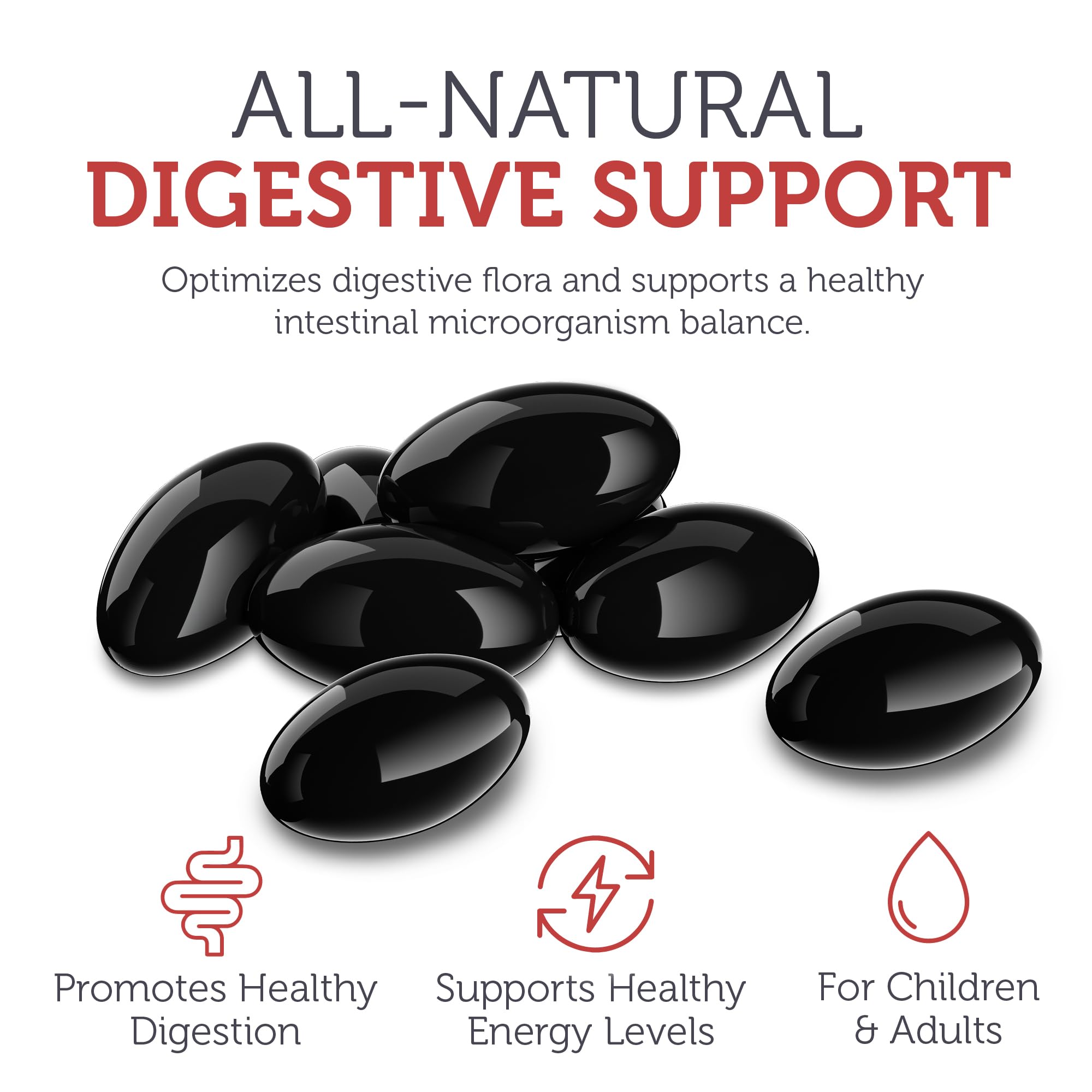 Softgels being prepared for daily use with Zahler Paraguard bottle.