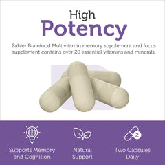 Zahler Spectra whole food blend display with nutrient-rich ingredients.