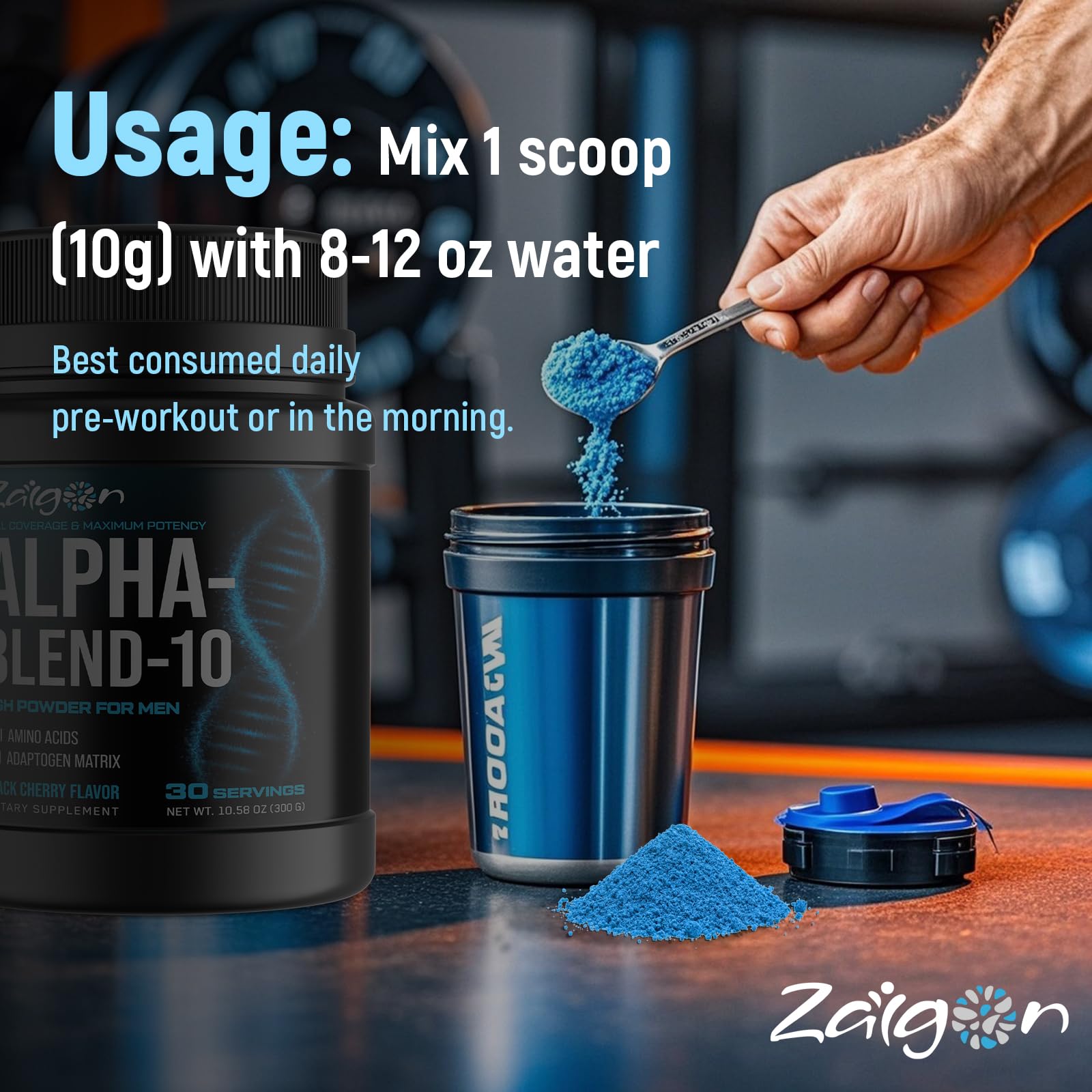 Zaigon HGH black cherry flavor closeup emphasizes rich taste profile.