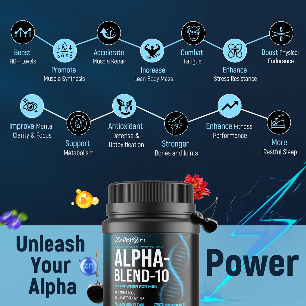 Zaigon HGH morning routine scene suggesting sustained energy for daily tasks.