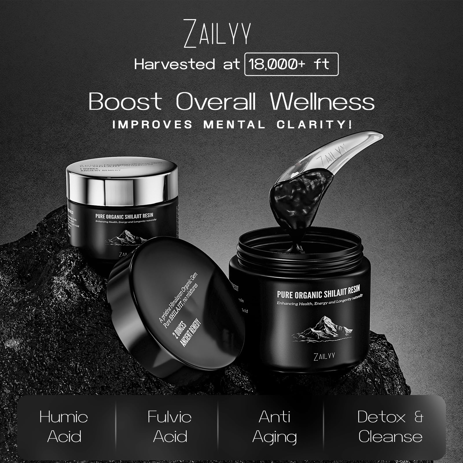 ZAILYY Lab-tested quality report shown for transparent purity assurance.