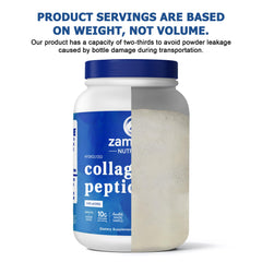 Zammex collagen bottle on a kitchen counter ready for daily use.