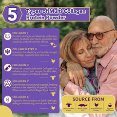Zammex Multi Collagen label closeup highlighting 10 g per serving