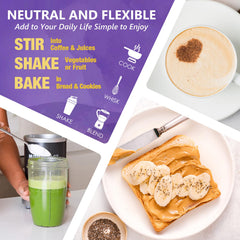 Zammex Multi Collagen is poured into coffee for a flavorless addition