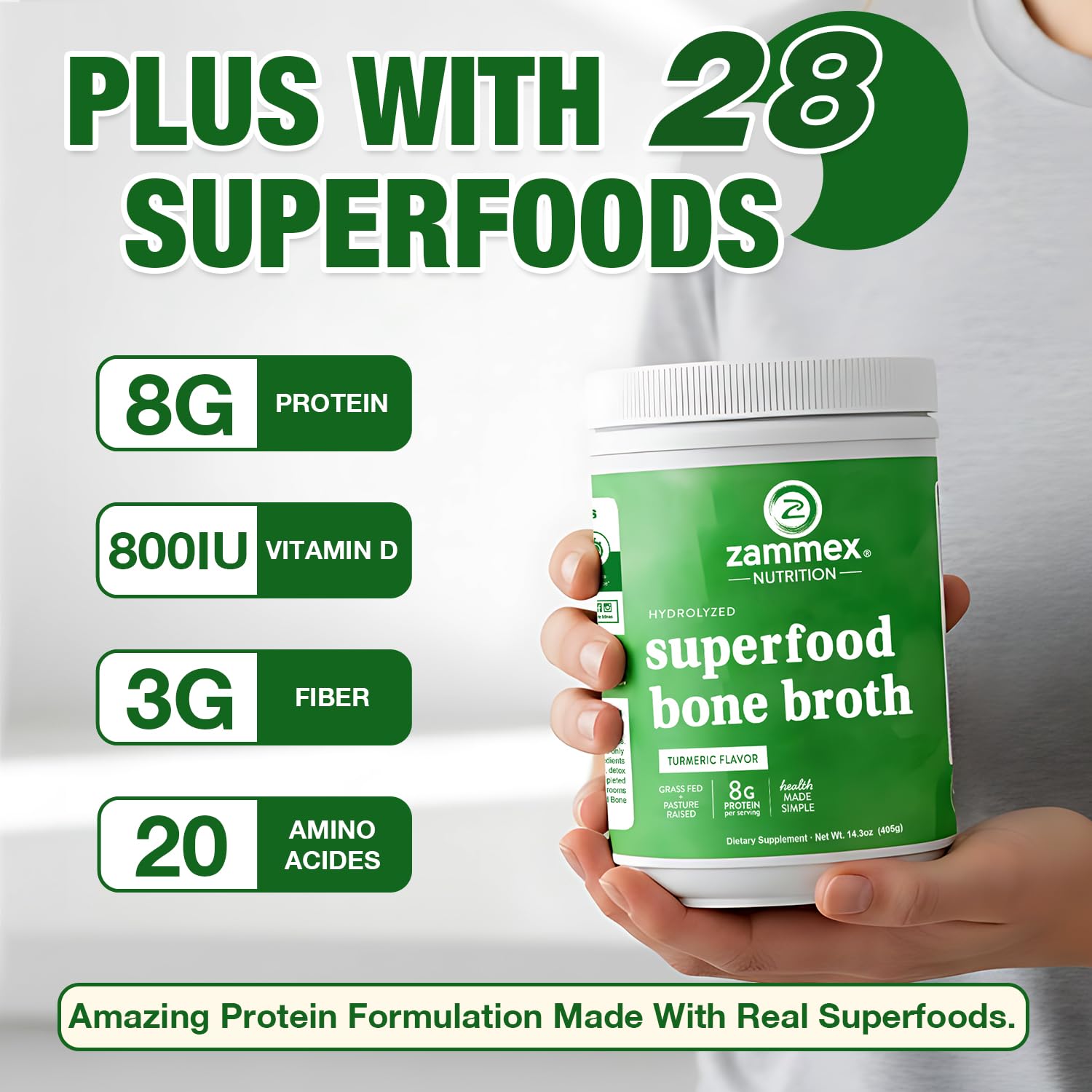Zammex Vitamin D added to support daily nutrient intake