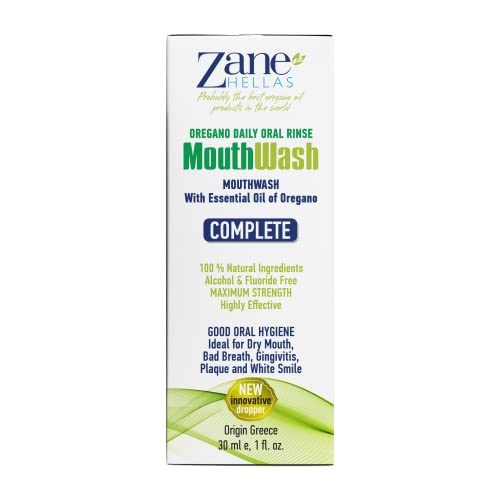 Zane Hellas MouthWash bottle cap ready for precise, spill-free dosing.