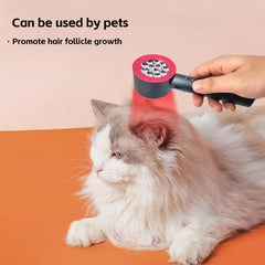 Zarbaha red light device in use on facial skin and body areas for care routines.