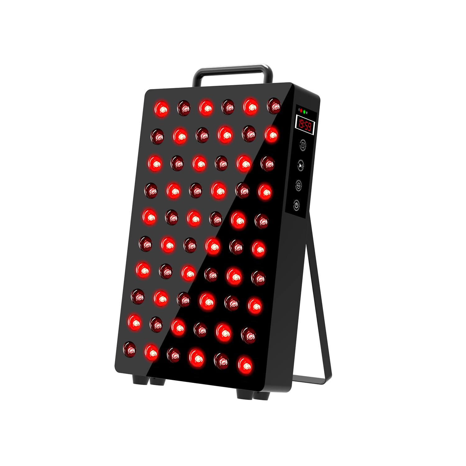 Zarbaha red light panel on the face boosts skin vitality and glow