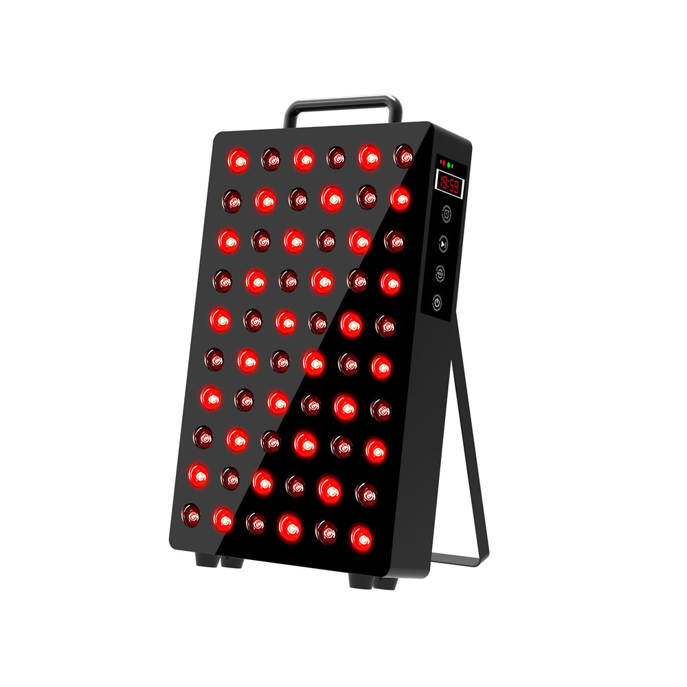 Zarbaha red light panel on the face boosts skin vitality and glow